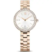 Swarovski Analoog horloge goud / transparant