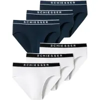 Schiesser Slip ' 95/5 Organic Cotton ' wit
