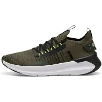 Puma Loopschoen olijfgroen / zwart