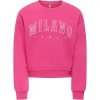 ONLY GIRLS Sweatshirt magenta / wit