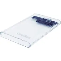 CoolBox Behuizing voor de 2,5" harde schijf COO-SCT-2533, 5 Gbps USB 3.0, transparant