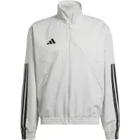 Adidas Sportjas 'TIRO' lichtgrijs / zwart