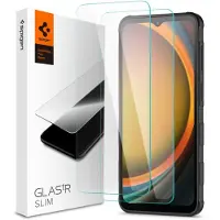 Spigen GLAStR EZ Fit Screenprotector 2 Pack + Applicator voor de Samsung Galaxy Xcover 7 Pro