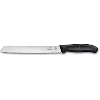 Victorinox SwissClassic 6.8633.21G Black, broodmes, 21 cm, zwart