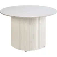 Beliani LEONA - Salontafel - Lichtbeige - Gesinterde steen