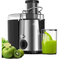 Royalty Line RL-PJ19001: 15 liter roestvrijstalen sapcentrifuge - 700W - grijs