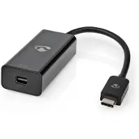 Nedis USB-C-adapter | Naar Mini DisplayPort | 8K@60Hz | 0,20 m | Zwart - CCGP64452BK02