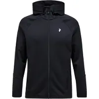 Peak Performance - Rider Essentials Zip Hood - Fleecevest XXL, zwart