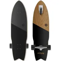Streetsurfing Street Surfing - 36 Surfskate Shark Attack Koa - Zwart - 91cm