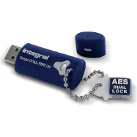Integral Crypto Dual FIPS 197 Encrypted - USB-stick - 16 GB