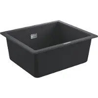 GROHE - Composiet spoelbak K700 met waste, 53x46 cm, grafiet zwart 31654AP0