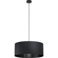 Eglo Maserlo 1 Hanglamp - E27 - Ø 53 cm - Zwart