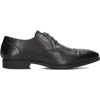 Stefano lauran Heren Geklede Schoenen Veter - Zwart - Maat 44