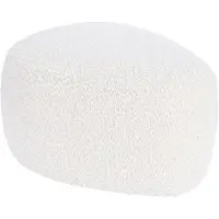 H&S Teddy Poef - 57x46x32cm - Wit