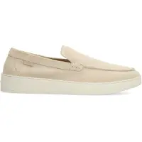 Manfield Beige suède loafers | Maat 45