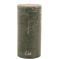 LUZ Rasteli Your Kaars Cilinder Groen-Taxus D 9 cm H 19 cm