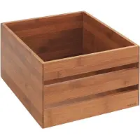Wenko Bamboe kistje - 24 x 28 x 15 cm (M) - Stapelbaar