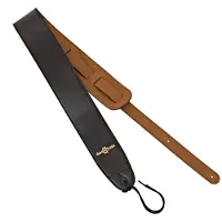 Gear4Music Deluxe Guitar Strap by Black