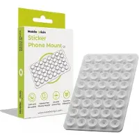 Mobile Origin Sticker Telefoonhouder O1, Transparant Wit