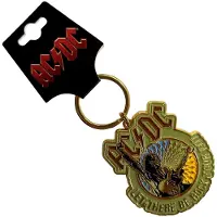 AC/DC - Let There Be Rock Tour '77 Sleutelhanger - Goudkleurig