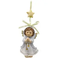 Goebel - Nina & Marco | Decoratief beeld Hangend ornament Helder sterrenlicht | Porselein - 8cm - 2025