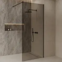 Best design Inloopdouche Best-Design Dalis 80x200 cm Moya Mocha