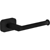 Eastbrook Asti messing toiletrolhouder zwart mat