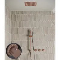Saniclear Plus Stripes Pro inbouw regendouche met inbouw douchekop 30x30cm, glijstang en staafhanddouche geborsteld koper