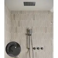 Saniclear Plus Stripes inbouw regendouche met inbouw douchekop 30x30cm, glijstang en staafhanddouche verouderd ijzer - gunmetal