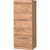 Vicco Hoge kast Fame-Line Goudkleurig Eiken/Goudkleurig Eiken 60 cm, Model 56963