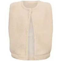 Retour Jeans gilet beige Meisjes Polyester Ronde hals Effen - maat 170/176