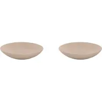 Mammoet - Spirit - Bord diep - Pastabord - 2 stuks - ø 21,5 cm - Wit - Stoneware - Bordenset
