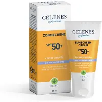 Celenes 2x Herbal Zonnebrandcreme Spf 50+ Gevoelige En Droge Huid 50 Ml