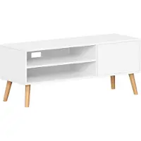 Vasagle TV-meubel met 1 deur 40 x 120 x 49 cm wit