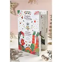ETS English Tea Shop - Tea Book Cream Adventskalender – 25x Biologische Theezakjes – Luxe Theeboek voor December – Feestelijk Cadeau voor Theeliefhebbers