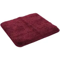 Kinzler J-10003/13 Bordeaux badmat, microvezel, 50x55 cm zonder uitsparing