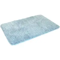 Kinzler J-10007/16 lichtblauwe badmat, microvezel, 70x120 cm