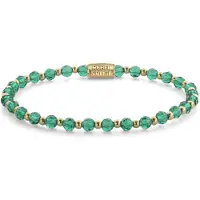 Rebel & Rose Mix Green Morning Glam Rocks RR-40167-G-S Armband 16,5cm