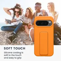 Kwmobile back cover voor smartphone - geschikt voor Google Pixel 10 / Pixel 10 Pro - 1x beschermhoesje van kunststof - In fruitig oranje