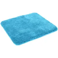 Kinzler J-10003/41 turquoise badmat, microvezel, 50x55 cm zonder uitsparing