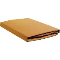 Ambiante Katoen - Topper Hoeslaken - 160x220 - Oker