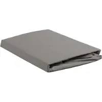 Ambiante Katoen - Splittopper Hoeslaken - 140x200 - Grijs