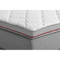 Densi - Topper 120x200 - Topmatras - Topdekmatras- 9cm dik - HR Koudschuim / traagschuim - Afritsbaar en wasbaar - CertiPUR Gecertificeerd - Medium Hardheid - Matrastopper