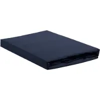 Ambiante Katoen - Splittopper Hoeslaken - 180x220 - Donker Blauw