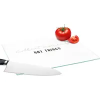KitchenYeah Glazen Snijplank - 28x20 - Tekst - Collect moments not things - Quotes - Snijplanken Glas