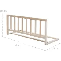 Roba Bedbeschermer 90 cm naturel
