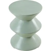 En.casa Bijzettafel Kyppeslo rond 47x37 cm mintgroen []