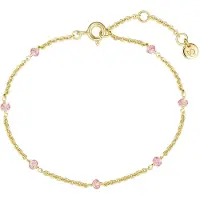 Glanzstücke Armband goud / lichtroze