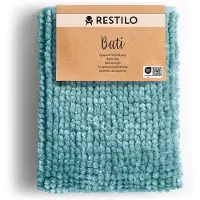 Shiny badmat 60 x 90 cm badmat badmat antislip Bati turquoise