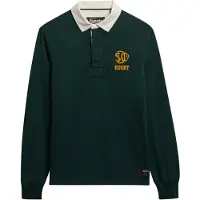 Superdry Shirt geel / donkergroen / wit